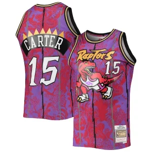 Raffinato Vince Carter Toronto Raptors Hardwood Classics 1998/99 Lunar New Year Swingman Jersey Purple