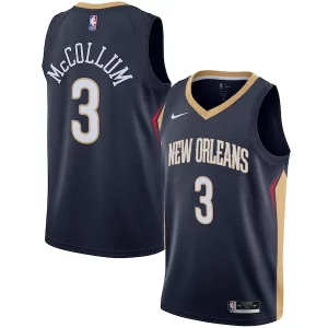 Stupendo Prestigioso Trendy C.J. McCollum New Orleans Pelicans Nike Swingman Jersey Icon Edition Navy