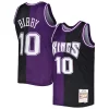 Splendido Mike Bibby Sacramento Kings Hardwood Classics 2001/02 Split Swingman Jersey Purple/Black
