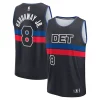 Fascinante Classico Comodo Tim Hardaway Jr. Detroit Pistons Youth Fast Break Player Jersey Statement Edition Black