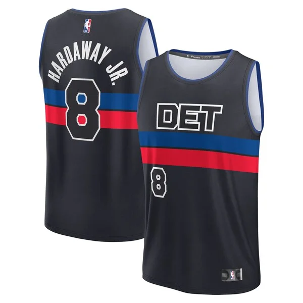 Fascinante Classico Comodo Tim Hardaway Jr. Detroit Pistons Youth Fast Break Player Jersey Statement Edition Black