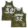 Resistente Robusto Shaquille O'Neal Orlando Magic Hardwood Classics 1994/95 Ghost Green Swingman Jersey Camo
