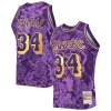 Bellissimo Magnifico Shaquille O'Neal Los Angeles Lakers Hardwood Classics 1996/97 Lunar New Year Swingman Jersey Purple