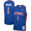 Meraviglioso Carino Chauncey Billups Detroit Pistons 2003/04 Hardwood Classics Swingman Jersey Royal