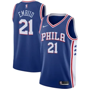 Pratico Joel Embiid Philadelphia 76ers Nike 2019/2020 Swingman Jersey Icon Edition Royal