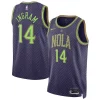 Pratico Splendido Brandon Ingram New Orleans Pelicans Nike Unisex 2024/25 Swingman Player Jersey City Edition Purple