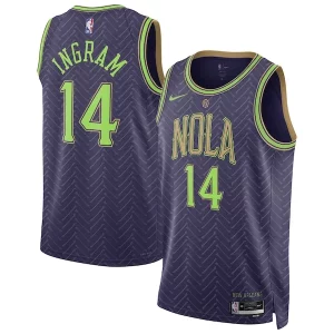 Pratico Splendido Brandon Ingram New Orleans Pelicans Nike Unisex 2024/25 Swingman Player Jersey City Edition Purple