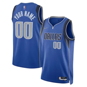 Raffinato Trendy Comodo Dallas Mavericks Nike 2021/22 Diamond Swingman Custom Jersey Icon Edition Blue