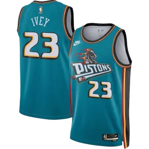 Stupendo Magnifico Jaden Ivey Detroit Pistons Nike Swingman Jersey Classic Edition Teal