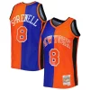 Eccezionale Robusto Sofisticato Latrell Sprewell New York Knicks Hardwood Classics 1998/99 Split Swingman Jersey Blue/Orange