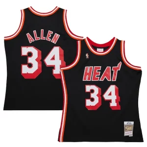 Delizioso Versatile Elegante Ray Allen Miami Heat 2013/14 Hardwood Classics Swingman Jersey Black