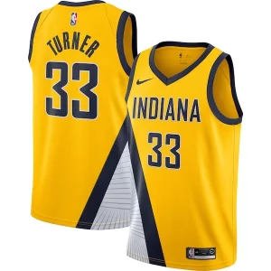 Duraturo Ottimo Myles Turner Indiana Pacers Nike Swingman Jersey Gold Statement Edition