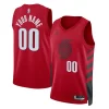 Cool Versatile Magnifico Portland Trail Blazers Jordan Brand Unisex 2022/23 Swingman Custom Jersey Statement Edition Red