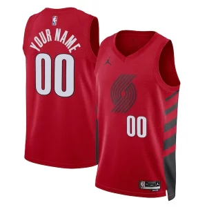 Cool Versatile Magnifico Portland Trail Blazers Jordan Brand Unisex 2022/23 Swingman Custom Jersey Statement Edition Red