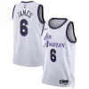 Classico Accattivante LeBron James Los Angeles Lakers Nike Unisex 2022/23 Swingman Jersey City Edition White
