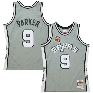 Magnifico Resistente Raffinato Tony Parker San Antonio Spurs Unisex Hall of Fame Class of 2023 Throwback Swingman Jersey Gray