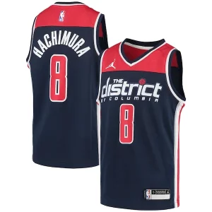 Duraturo Bellissimo Rui Hachimura Washington Wizards Jordan Brand Youth 2020/21 Swingman Player Jersey Statement Edition Navy