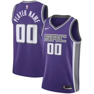 Resistente Sacramento Kings Nike Swingman Custom Jersey Purple Icon Edition