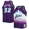 Splendido Classico Comodo Karl Malone Utah Jazz Big & Tall Hardwood Classics 1996/97 Swingman Jersey Purple/White