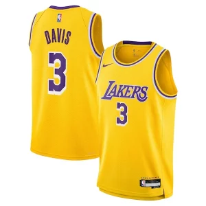 Attraente Lussuoso Magnifico Anthony Davis Los Angeles Lakers Nike Youth Swingman Jersey Icon Edition Gold