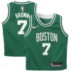 Resistente Jaylen Brown Boston Celtics Nike Preschool Swingman Player Jersey Icon Edition Kelly Green
