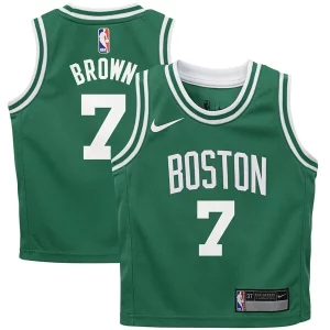 Resistente Jaylen Brown Boston Celtics Nike Preschool Swingman Player Jersey Icon Edition Kelly Green
