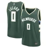Robusto Damian Lillard Milwaukee Bucks Youth Fast Break Replica Player Jersey Icon Edition Hunter Green