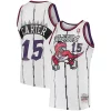 Trendy Vince Carter Toronto Raptors 1998/99 Hardwood Classics Swingman Jersey White/Purple