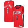 Fascinante Delizioso Comodo Zion Williamson New Orleans Pelicans Jordan Brand Swingman Player Jersey Statement Edition Red