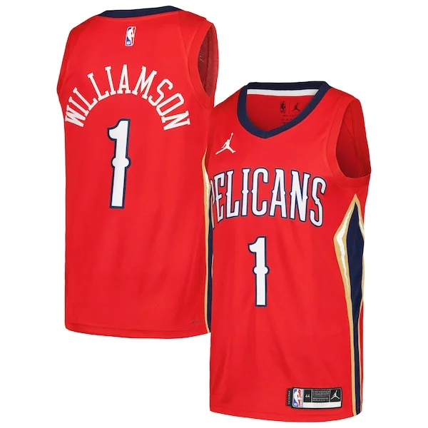 Fascinante Delizioso Comodo Zion Williamson New Orleans Pelicans Jordan Brand Swingman Player Jersey Statement Edition Red