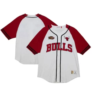 Elegante Robusto Prestigioso Chicago Bulls Practice Day Baseball Jersey White