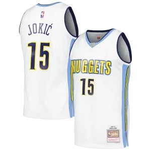 Moderno Classico Raffinato Nikola Jokic Denver Nuggets 2016/17 Throwback Swingman Jersey White