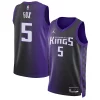Fascinante Fantastico Robusto De'Aaron Fox Sacramento Kings Jordan Brand Unisex Swingman Jersey Statement Edition Purple