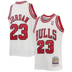 Classico Prestigioso Michael Jordan Chicago Bulls Youth 1997/98 Hardwood Classics Authentic Jersey White/Black/Red