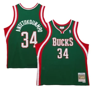 Trendy Fantastico Gorgeous Giannis Antetokounmpo Milwaukee Bucks 2013/14 Hardwood Classics Swingman Jersey Hunter Green