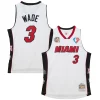 Splendido Comodo Bellissimo Dwyane Wade Miami Heat Unisex Hall of Fame Class of 2023 Throwback Swingman Jersey White