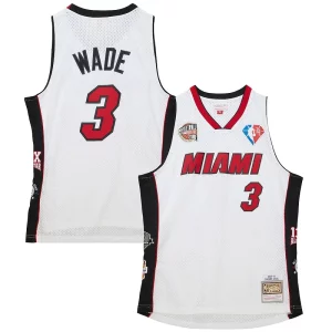 Splendido Comodo Bellissimo Dwyane Wade Miami Heat Unisex Hall of Fame Class of 2023 Throwback Swingman Jersey White