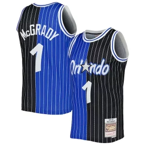 Classico Trendy Tracy McGrady Orlando Magic Hardwood Classics 2003/04 Split Swingman Jersey Blue/Black