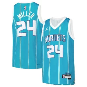 Eccezionale Brandon Miller Charlotte Hornets Nike Youth Swingman Jersey Icon Edition Teal