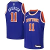 Fascinante Jalen Brunson New York Knicks Nike Youth Swingman Jersey Icon Edition Blue