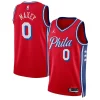 Lussuoso Trendy Tyrese Maxey Philadelphia 76ers Jordan Brand Unisex Swingman Jersey Statement Edition Red