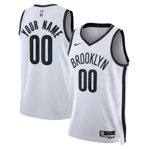 Fascinante Fantastico Brooklyn Nets Nike Unisex Swingman Custom Jersey White Association Edition