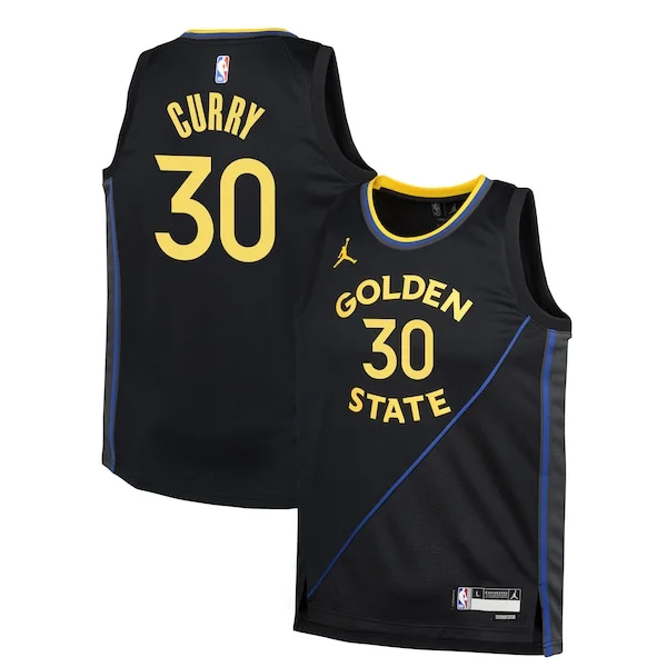 Incantevole Attraente Stephen Curry Golden State Warriors Jordan Brand Youth Swingman Jersey Statement Edition Navy