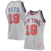 Resistente Willis Reed New York Knicks 75th Anniversary 1969/70 Hardwood Classics Swingman Jersey Silver