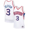 Cool Incantevole Allen Iverson Philadelphia 76ers 1996/97 Hardwood Classics Swingman Jersey White/Red/Royal/Black