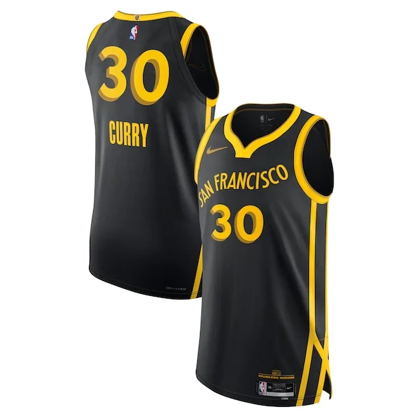 Raffinato Moderno Fascinante Nike Stephen Curry Golden State Warriors Authentic Jersey City Edition Black
