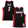 Bellissimo Resistente Chris Bosh Miami Heat Hardwood Classics Swingman Jersey Black