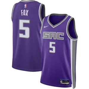 Stupendo Moderno De'Aaron Fox Sacramento Kings Nike Unisex Swingman Jersey Icon Edition Purple