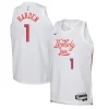 Carino Moderno Lussuoso James Harden Philadelphia 76ers Nike Youth 2022/23 Swingman Jersey City Edition White