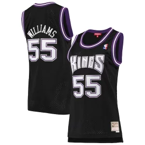 Moderno Jason Williams Sacramento Kings Women's 2000/01 Hardwood Classics Swingman Jersey Black